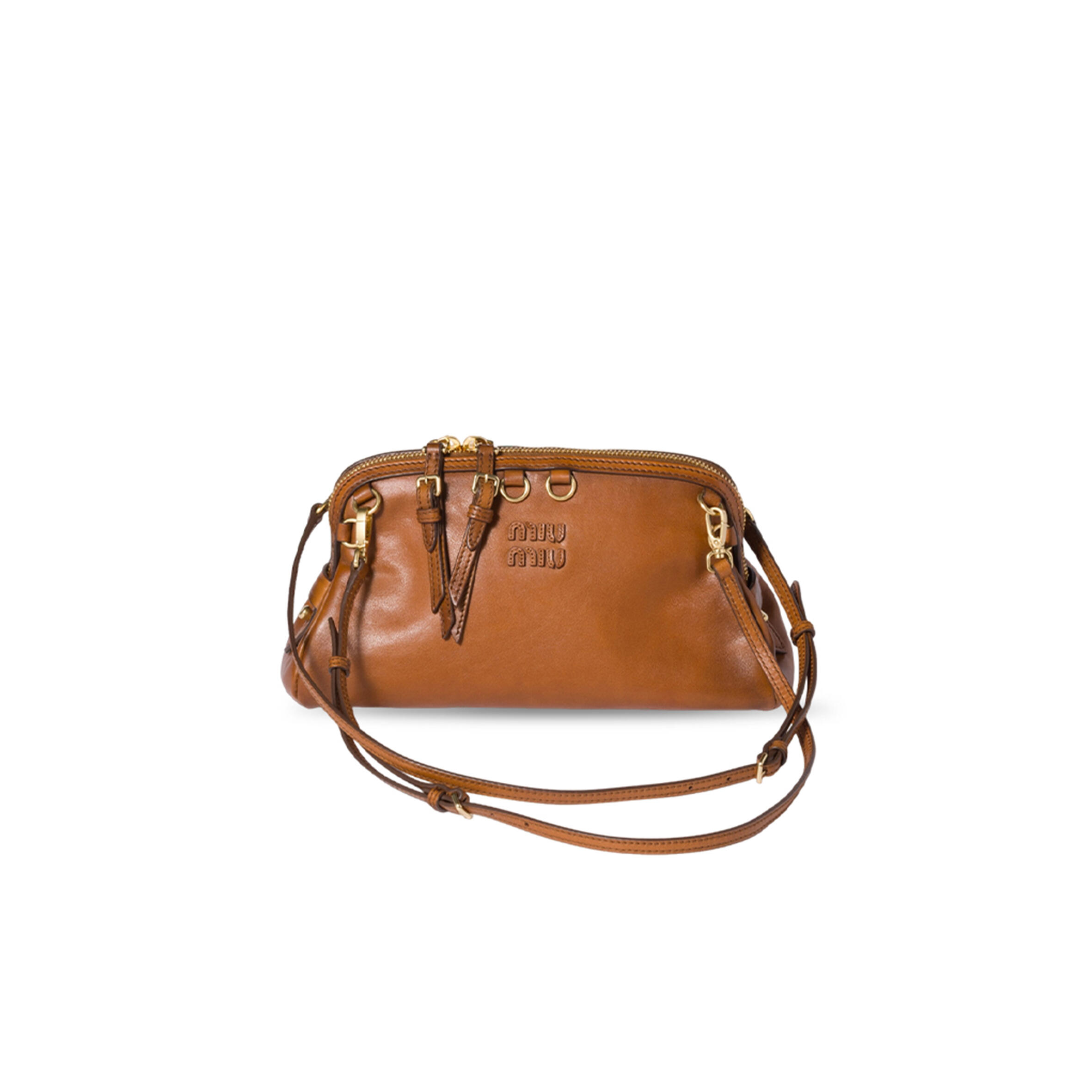 MIU MIU CAPRICE LEATHER CLUTCH 5BF131 (24*14*8.5cm)